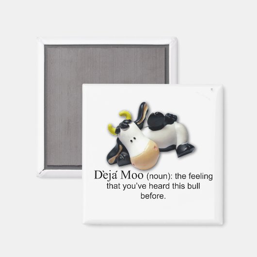 Deja Moo Magneet (Voorkant / Achterkant)