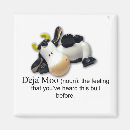 Deja Moo Magneet (Voorkant)