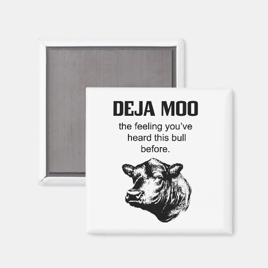 Deja Moo Magnet (Voorkant / Achterkant)