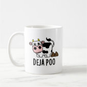 Deja Poo Funny Koe Poop Pun Koffiemok (Links)