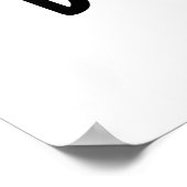 Deja Poo Funny Koe Poop Pun Poster (Hoek)