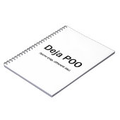 Deja Poo Notitieboek (Linkerzijde)