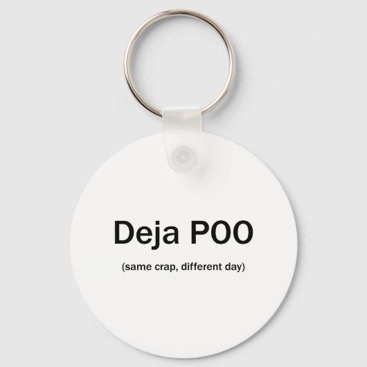 Deja Poo Sleutelhanger (Voorkant)