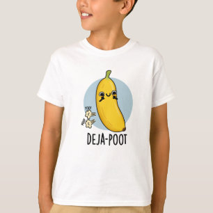 Deja-poot Funny Banana Double Fart Pun T-shirt