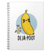 Deja-poot Grappige Banaan Dubbele Scheet Stunt Notitieboek (Voorkant)