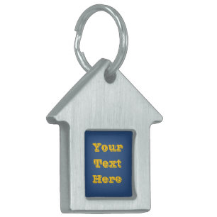 Deja Vu Blauw Lente Seizoen Effen Kleur Huisdieren Naamplaatje