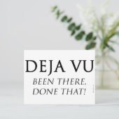 Deja Vu Briefkaart (Staand voorkant)