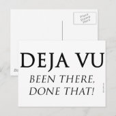 Deja Vu Briefkaart (Voorkant / Achterkant)