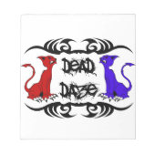 Deja Vu Cat Notitieblok (Voorkant)