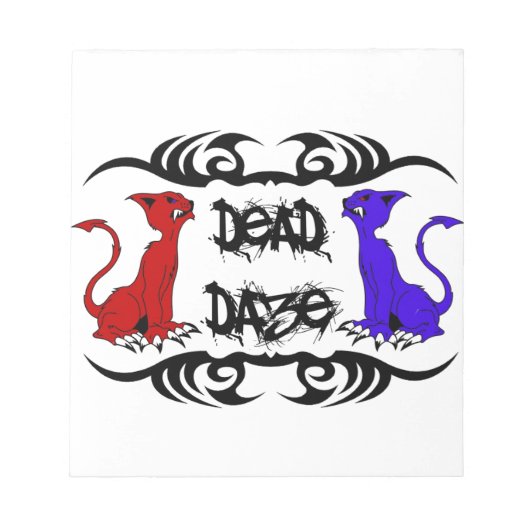 Deja Vu Cat Notitieblok (Voorkant)