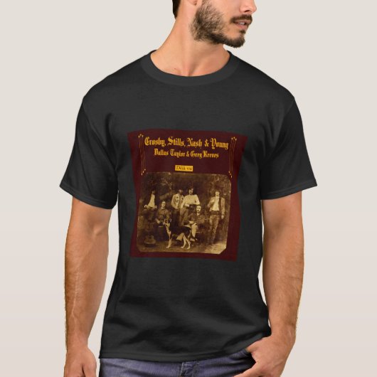 Déjà Vu - Crosby Stills Nash Young Classic T-shirt (Voorkant)