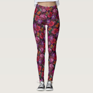 Déjà vu Destroyed Floral Leggings