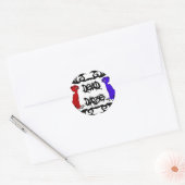 Déjà Vu Kat Ronde Sticker (Envelop)