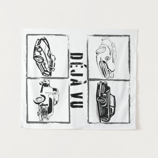 Déjà vu.w wandkleed (Voorkant (horizontaal))