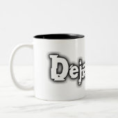 DejaBrew Greyscale Logo Mok (Links)