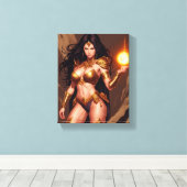Dejah Thoris I Canvas Afdruk (Insitu (Houten vloer))