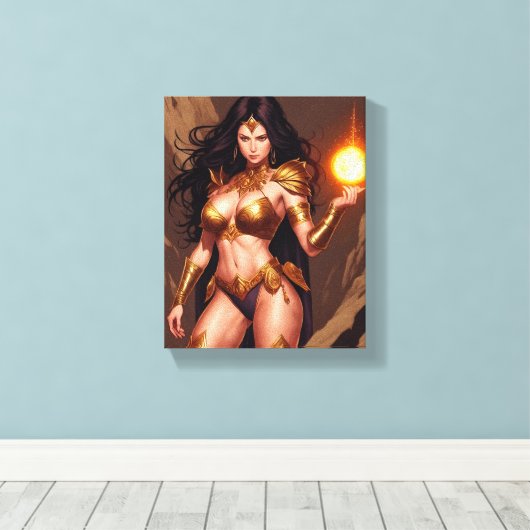 Dejah Thoris I Canvas Afdruk (Insitu (Houten vloer))