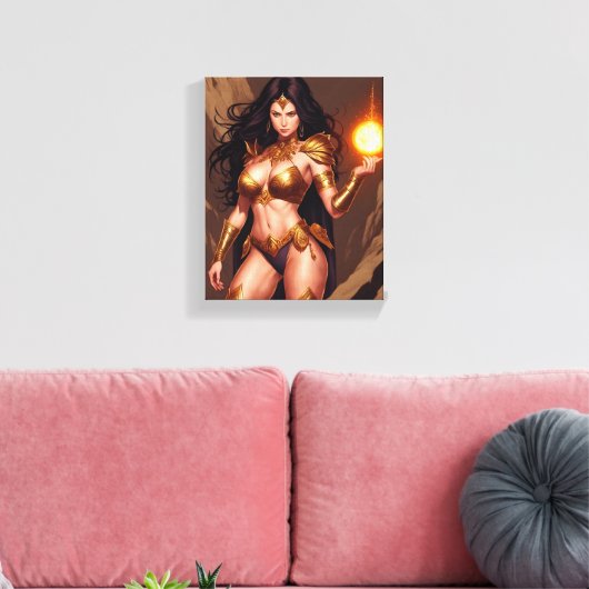 Dejah Thoris I Canvas Afdruk (Insitu (Woonkamer))