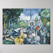 Dejeuner sur l'herbe, 1876-77 poster (Voorkant)