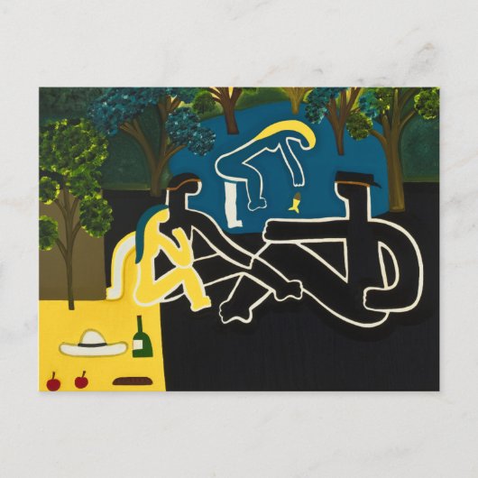 Dejeuner sur l'herbe briefkaart (Voorkant)