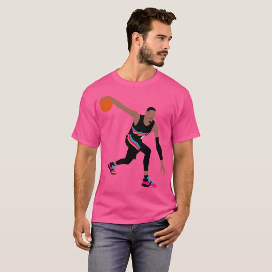 Dejounte Murray Fiesta T-shirt (Voorkant volledig)