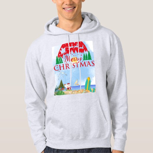 Dek de boot met kerst juichen hoodie (Voorkant)