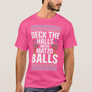 Dek de hal met Matzo ballen Chanoeka T-shirt