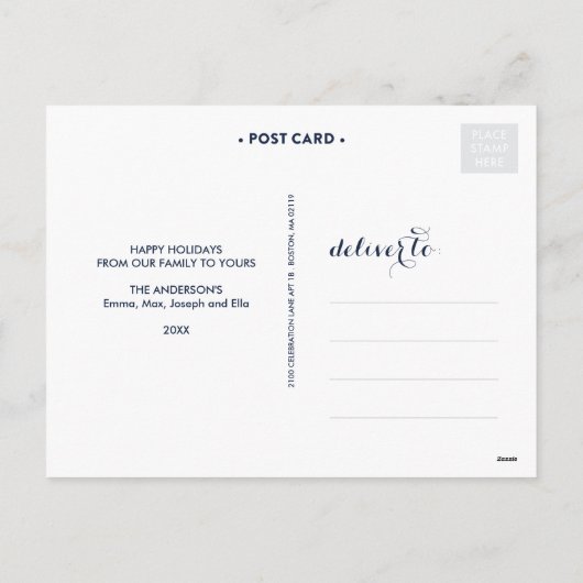 DEK DE HALLEN | Feestdagen briefkaart (Achterkant)