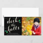 DEK DE HALLEN | FEestelijke fotokaart Feestdagenkaart (Voorkant / Achterkant)