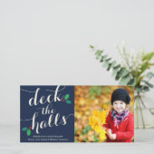 DEK DE HALLEN | VAKANTIEFOTOKAART FEESTDAGENKAART (Staand voorkant)