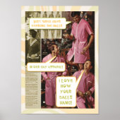 Dek de Halls grappig homogeen poster (Voorkant)