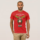 Dek de Halls Y'all Tacky Kerstmis T-Shirt (Voorkant volledig)