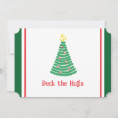 Dek de Hulls Nautical Pun Holiday Card White Feestdagenkaart (Voorkant)