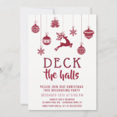 Dek de kerstboomversiering in de zalen Rood Kaart (Voorkant)