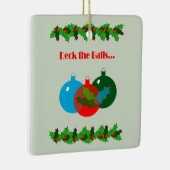 Dek de kerstversiering van de Kogels Keramisch Ornament (Rechts)