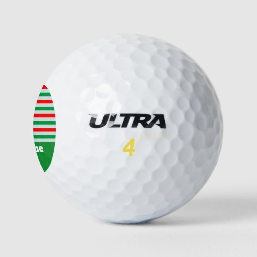 Dek de Kogels grappige kerstboomspelen Golfballen (Logo)
