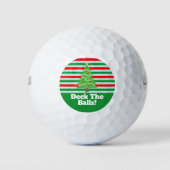 Dek de Kogels grappige kerstboomspelen Golfballen (Voorkant)