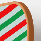 Dek de Kogels grappige kerstboomspelen Pickleball Paddle (Links Detail)