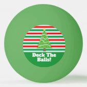 Dek de Kogels grappige kerstboomspelen Pingpongbal (Voorkant)