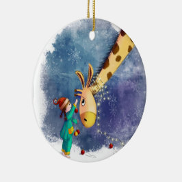 Dek de nekken keramisch ornament