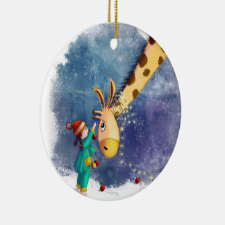 Dek de nekken keramisch ornament