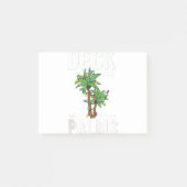 Dek de palmpalmboom van de tropische hawaii-kerstb post-it® notes (Voorkant)