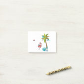 Dek de Palms Tropische Kerstvalsvalingo Xmas Pa Post-it® Notes (Op bureau)