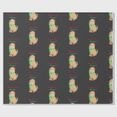 Dek de poten die dromen van een Wag Kerstmis Cadeaupapier (Vlak)