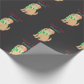 Dek de poten die dromen van een Wag Kerstmis Cadeaupapier (Hoek)