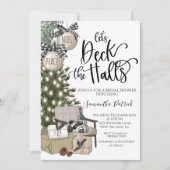 Dek de uitnodiging van de Kerstbridal van de Halls (Voorkant)