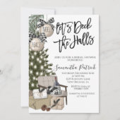 Dek de uitnodiging van de Kerstbridal van de Halls (Voorkant)