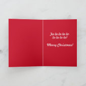 Dek de zalen af met balls en collie Kerstmis Feestdagen Kaart (Binnen)