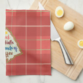 Dek de zalen af met de lading koffie theedoek (Quarter Fold)