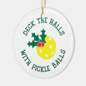 Dek de zalen af met een pickle hangbak | Kerstmis Keramisch Ornament (Links)